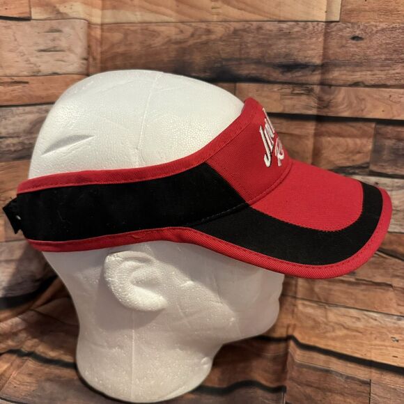 Jim Beam Racing Bobby Gordon Visor Golf Cap Embroidered Hat Stylemaster Tennis - Picture 2 of 8